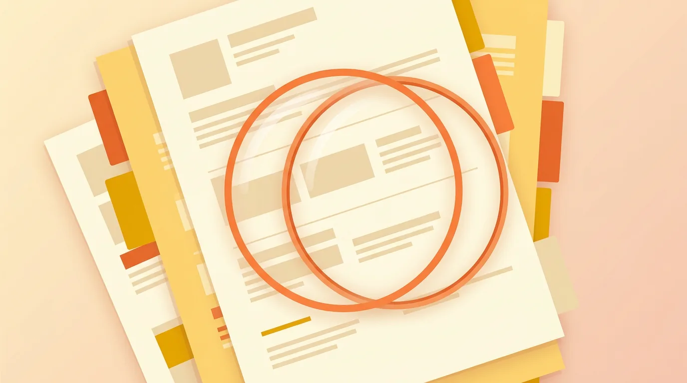 Okładka artykułu o czytaniu wyłączeń w polisie, 1200x800 px, schemat akapitów umowy